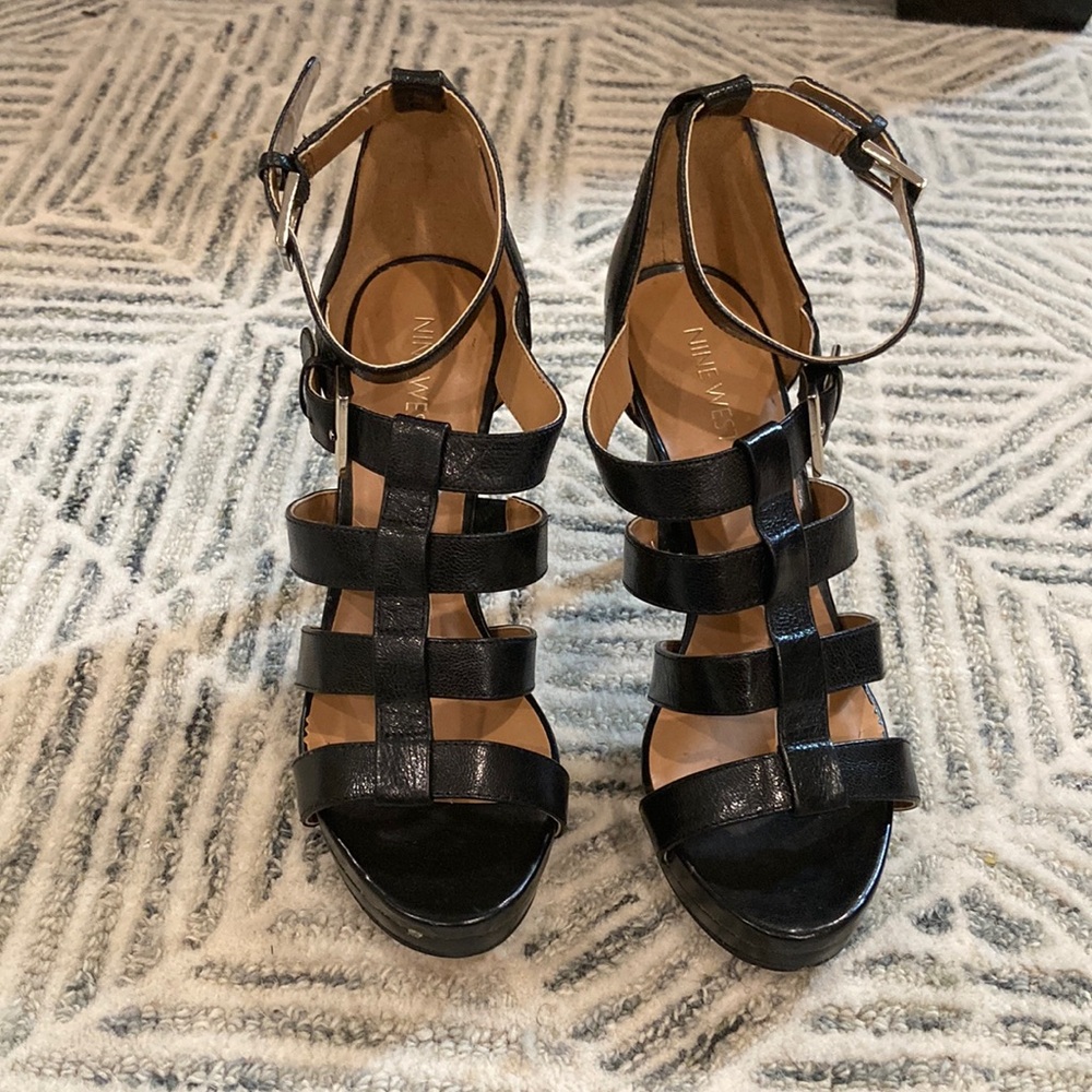 NineWest Benteena caged heel stiletto